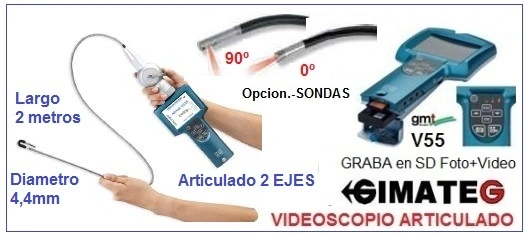 Videoscopio industrial v55 gimateg