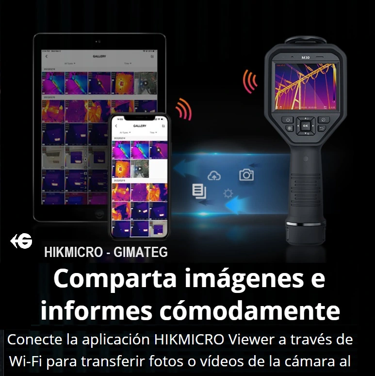 WIFI termografica M20w Distribuidor hikmicro gimatec