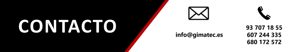 Imagen con los datos de contacto de Gimatec Instrumentos para asesoramiento técnico y comercial en equipos de medida y diagnóstico industrial.