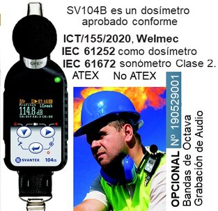 dosimetro acustico SV104 VENTA Y ALQUILER gimateg