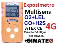 exposimetro para trabajos en espacios confinados RAE GimateG