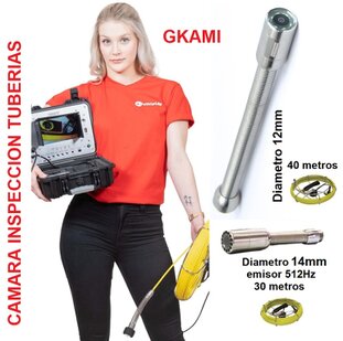 camara 12mm x30m+contador inspeccion tubos GKAMI gimateg