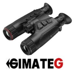 Prismáticos térmicos profesionales HIKMICRO HABROK HQ35L con resolución térmica 640x512, cámara óptica de alta resolución y telémetro láser de 1000 m, diseñados para observación térmica avanzada y aplicaciones especializadas, disponibles en Gimatec.