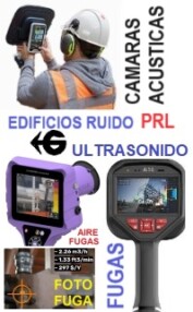 camaras acusticas ruido y fugas venta alquiler gimateg