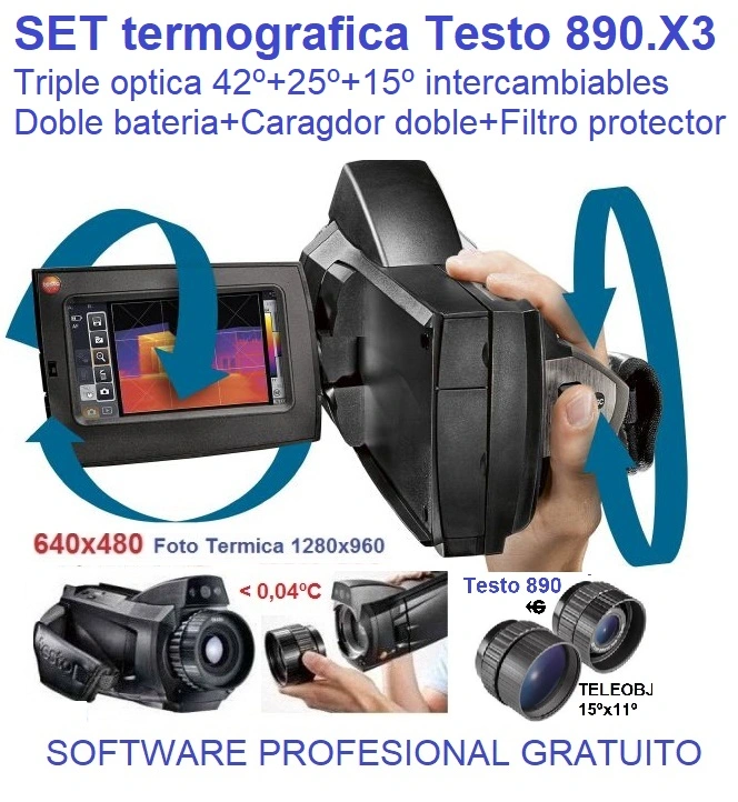 termografica pro Testo 890 venta alquiler GimateG
