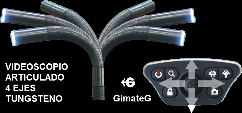 videoscopios articulados giratorios 360grados gimateg