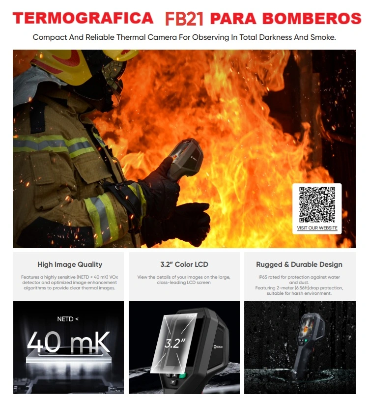 camara termica para Bomberos HIKmicro FT31 gimateg