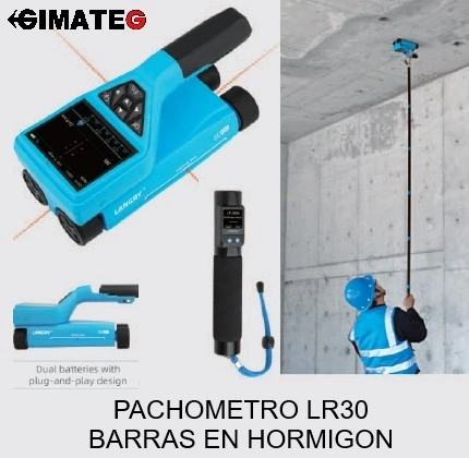 lPACHOMETRO ESCANER localizador BARRAS en Hormigon GimateG