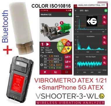 Analizador vibraciones y camara termica ATEX VShooter GimateG