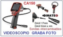 videoscopio ridgid CA150 sonda desmontable gimateg
