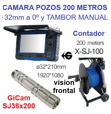 camara giratoria 28mm 60metros inspeccion tubos GiCam-FH2pro GimateG