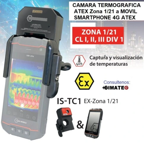 camara termica ATEX y telefono Clase 1-21 venta alquiler 