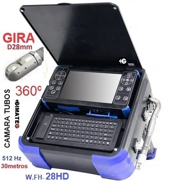 camaras inspeccion tuberias GiCam-FH1 giratoria 28mm gimateg