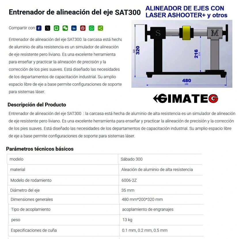 foto ISO10816 y datos vibrometro VShooter+ gimateg