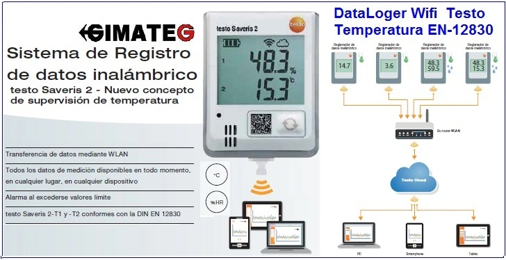 data loger saveris 2 con wifi consulte a gimateg