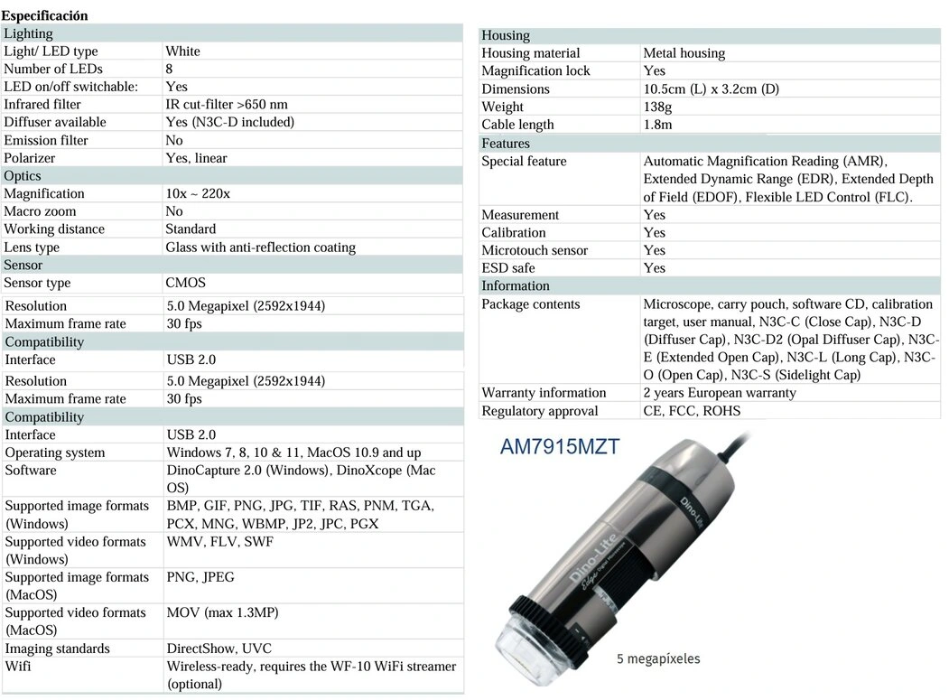 microscopio para inspeccion industrial calidad ASH GimateG