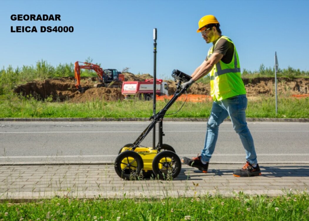 Georadar leica DS2000 consulte a GimateG