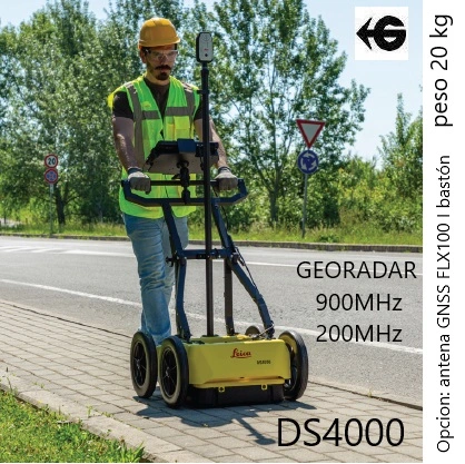 Georadar leica DS2000 con GPS GNSS consulte a GimateG