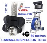 ir a camara giratoria GiCam-FH2 HD 28mm x60metros para tubos gimateg