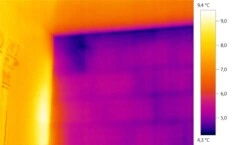 deteccion de PUENTES TERMICOS en las Paredes de Viviendas