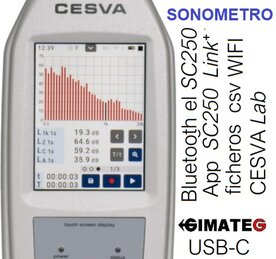 sonometro clase 1 cesva sc250 venta alquiler gimateg