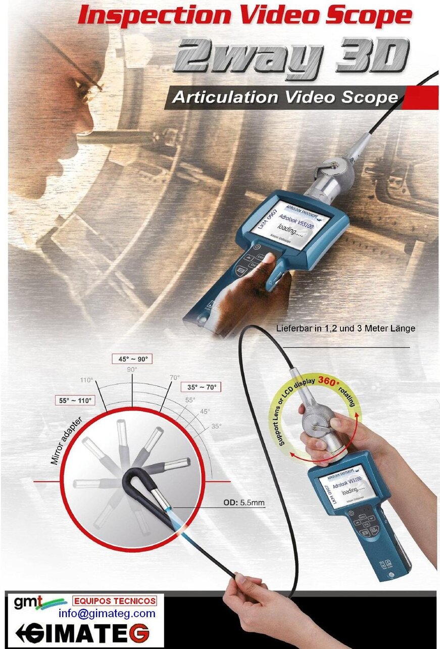Videoscopio industrial v55 gimateg