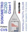 sonometro acustico cesva 250 clase 1 facil uso venta alquiler gimateg