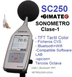 enlace venta alquiler sonometro calibrador acustico