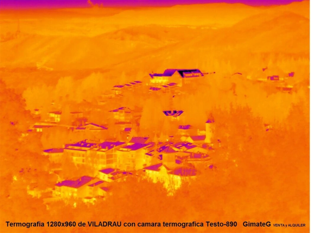 termografia de Viladrau con termografica testo 890 de GimateG