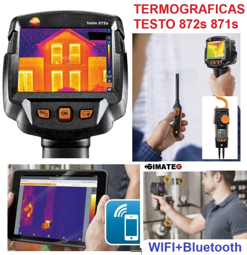 camara termografica testo 872 wifi bluetooth gimateg