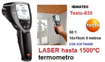 termometro laser hasta 1500 grados testo 835