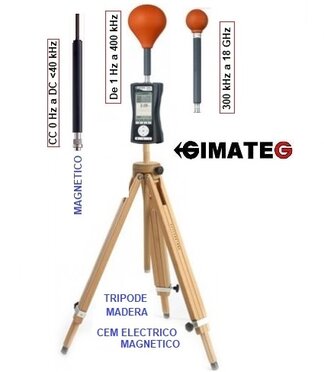 Antenas medidor SMP2 radiacion electromagnetica venta alquiler GimateG