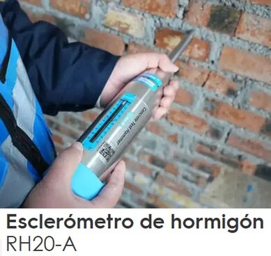 visualizacion barras en pared hormigon proceq PM8000 gimateg